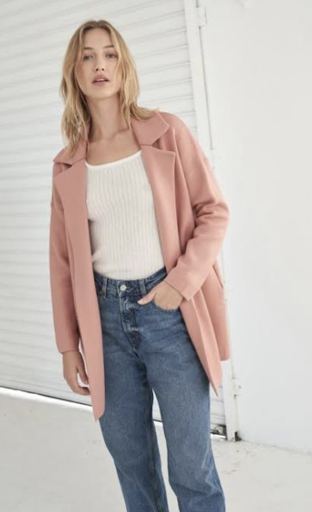 Shop Little Lies Zuzu Coatigan-Dusty Rose Online at Blooms Boutique ...